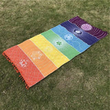 7 Chakra Rainbow Yoga Mat