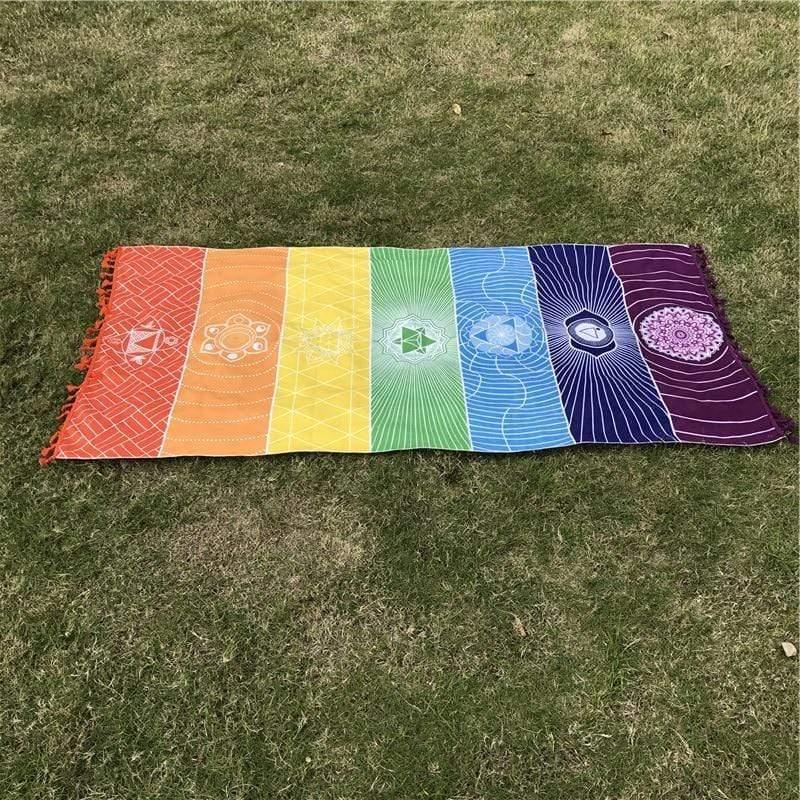 7 Chakra Rainbow Yoga Mat