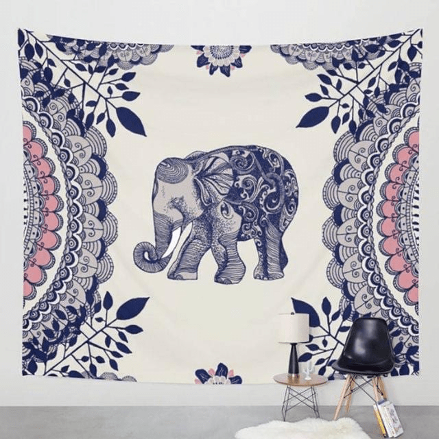 Elephant Mandala Tapestry