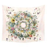 Flowers Wreath Tapestry