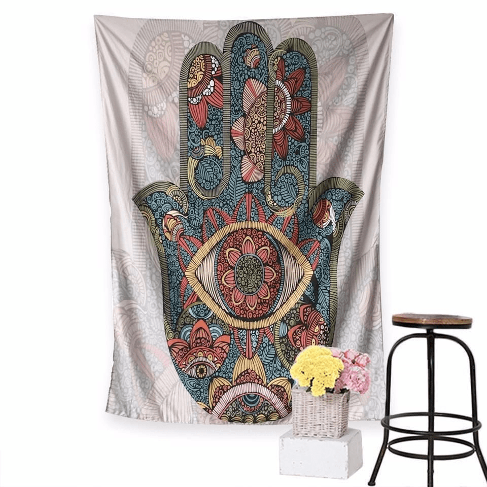 Hamsa Hand Tapestry