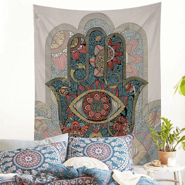 Hamsa Hand Tapestry