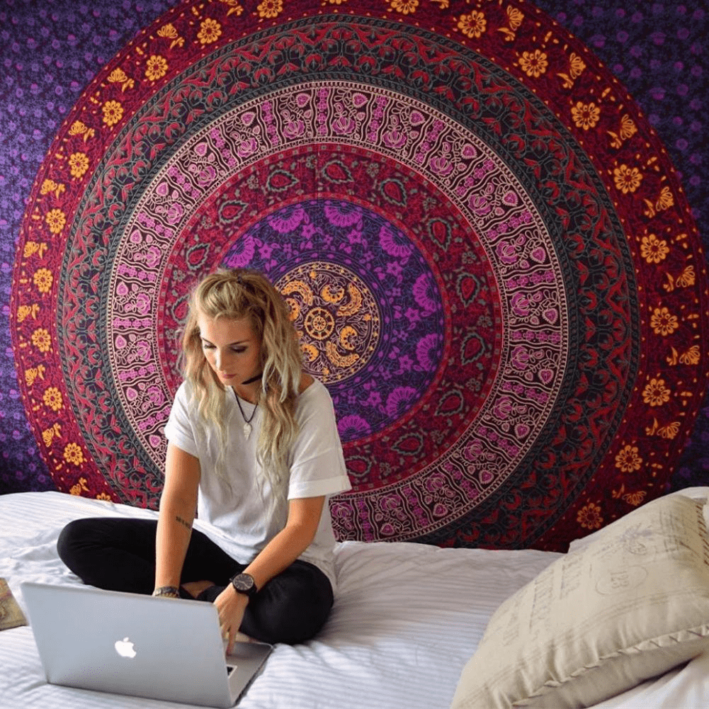 Indian Mandala Tapestry