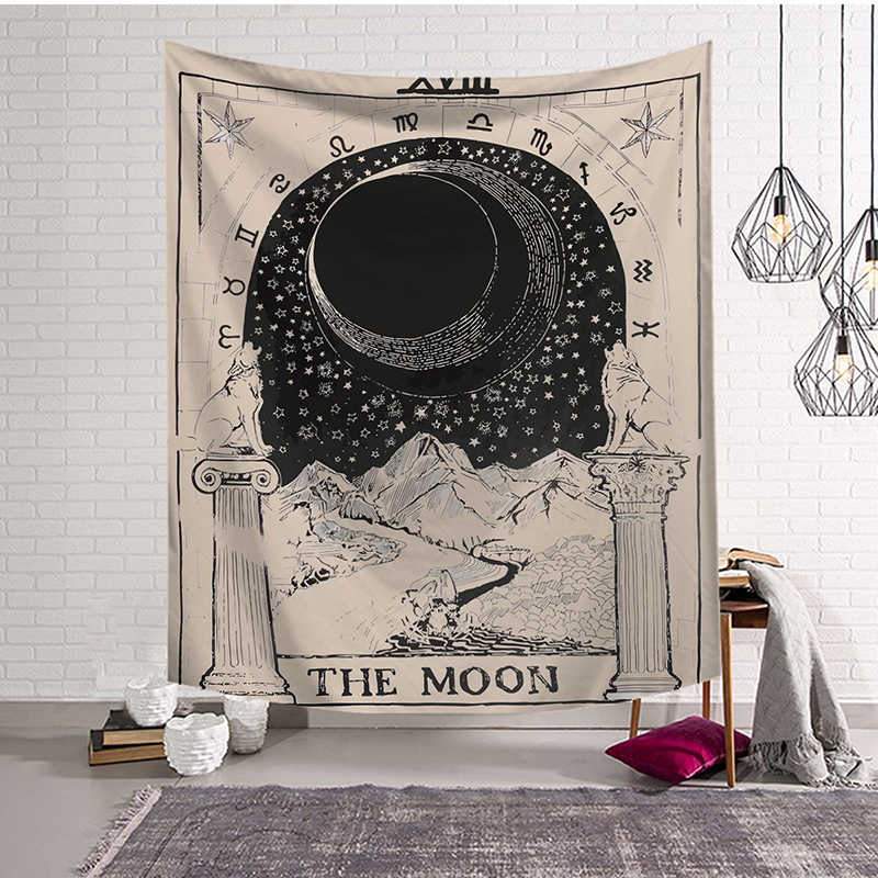 The Moon Tarot Tapestry