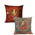 Thangka Tibetan Buddhist Painting Cushion Covers - Pillow Cover