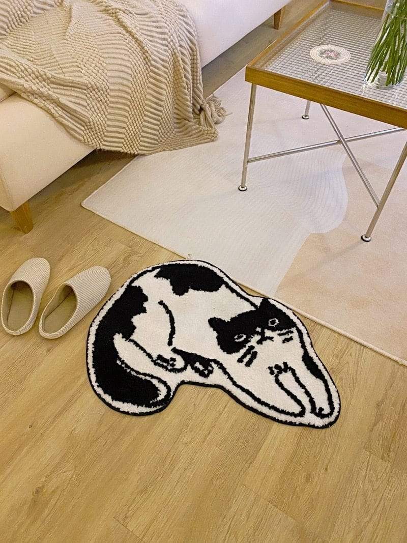 The Lazy Cat Bath Mat