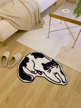 The Lazy Cat Bath Mat