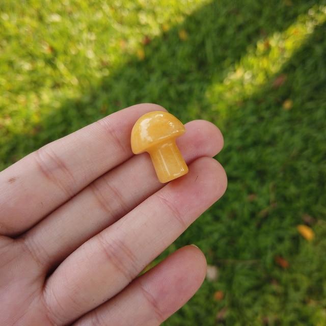Natural Stone Mini Mushrooms