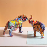 Colorful Animals Art Figurine
