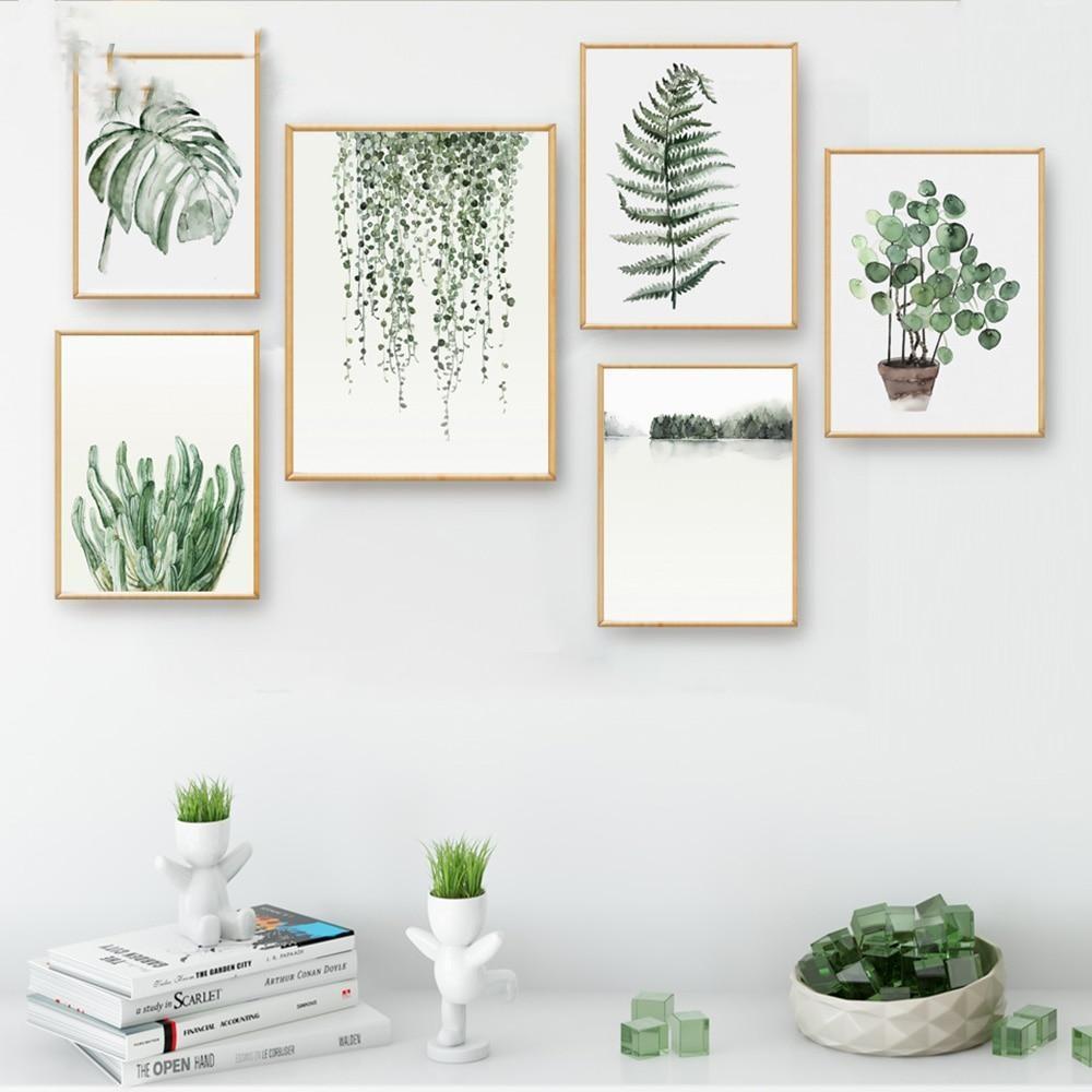 Watercolour Plant Art Collection
