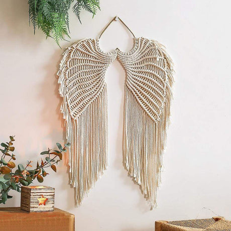 Angel Wings Macrame Wall Hanging