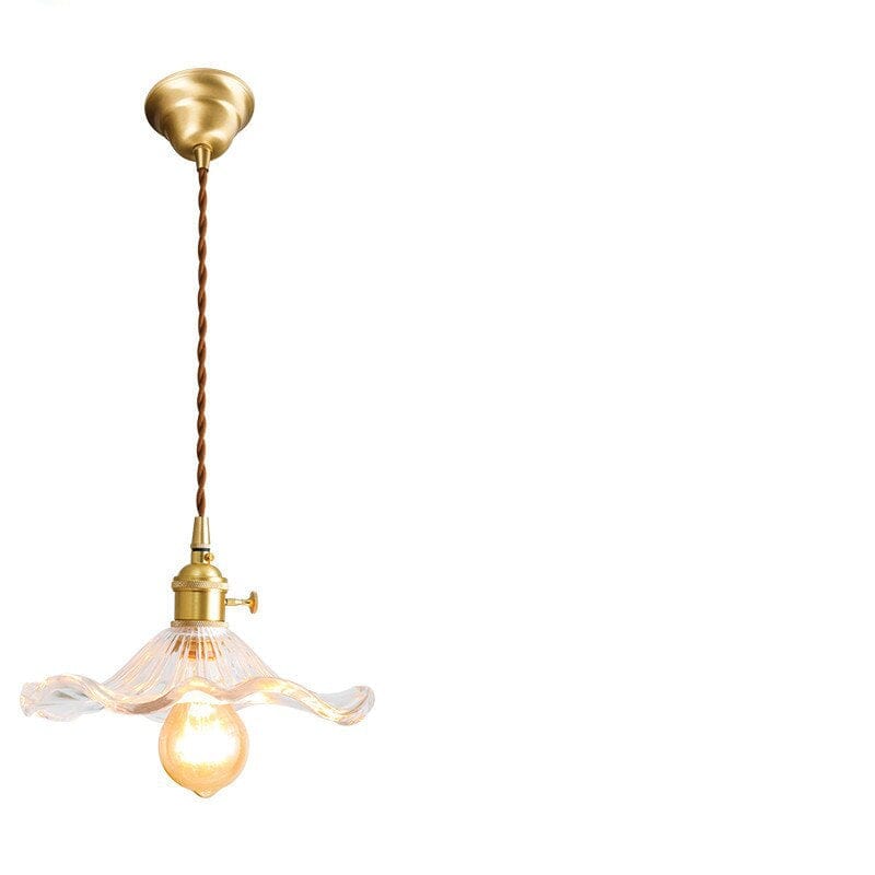 Flowers Glass Pendant Lamp