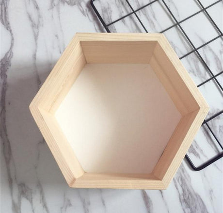 Hexagon Wall Shelf