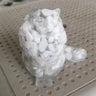 Natural Crystal Lady Cat Carving