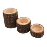 Wooden Candle Holder