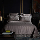 Wynn Luxury Silver Duvet Cover & Shams 600tc