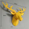 3D Deer Head Wall Statue