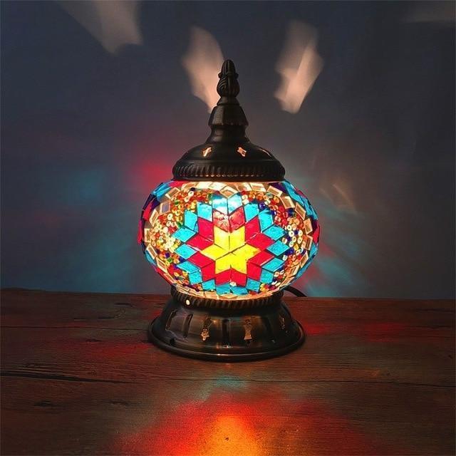 Mini Table Mosaic Lamp