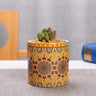 Geometric Mandala Flower Pot
