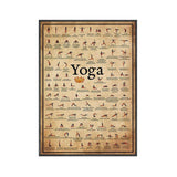 Yoga Poses Wall Poster