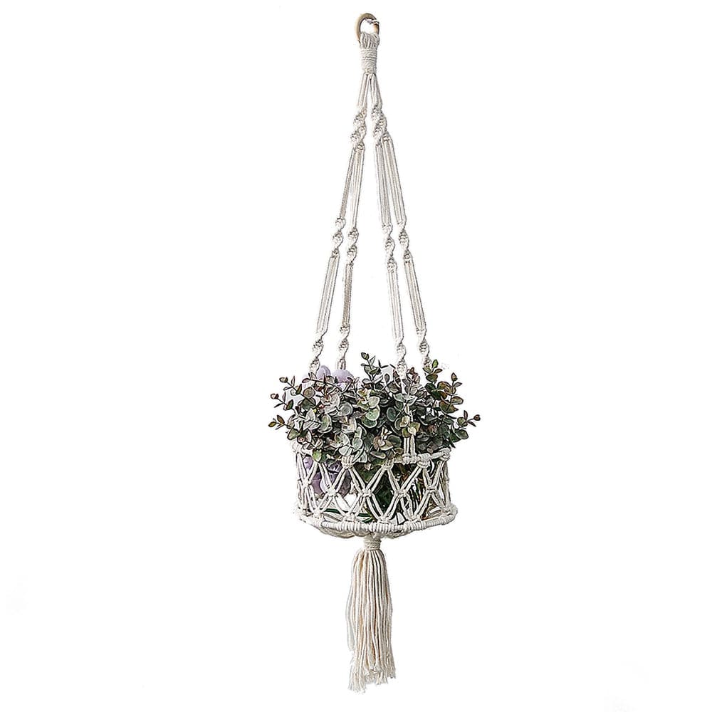 Hanging Macrame Storage Basket