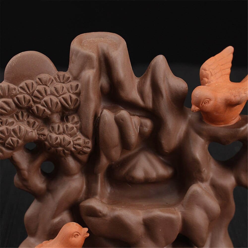 Forest Birds Backflow Incense Burner
