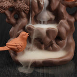 Forest Birds Backflow Incense Burner