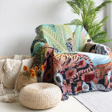 Into the Jungle Throw Blanket