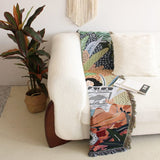 Into the Jungle Throw Blanket