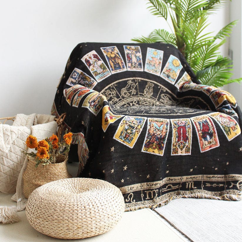 Tarot Deck Throw Blanket