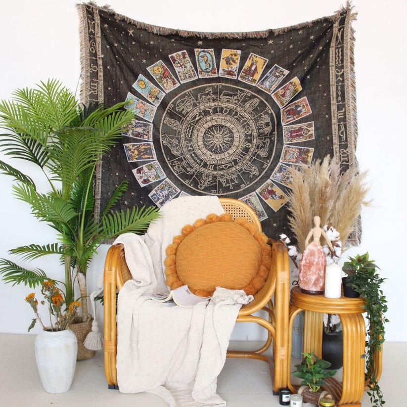 Tarot Deck Throw Blanket