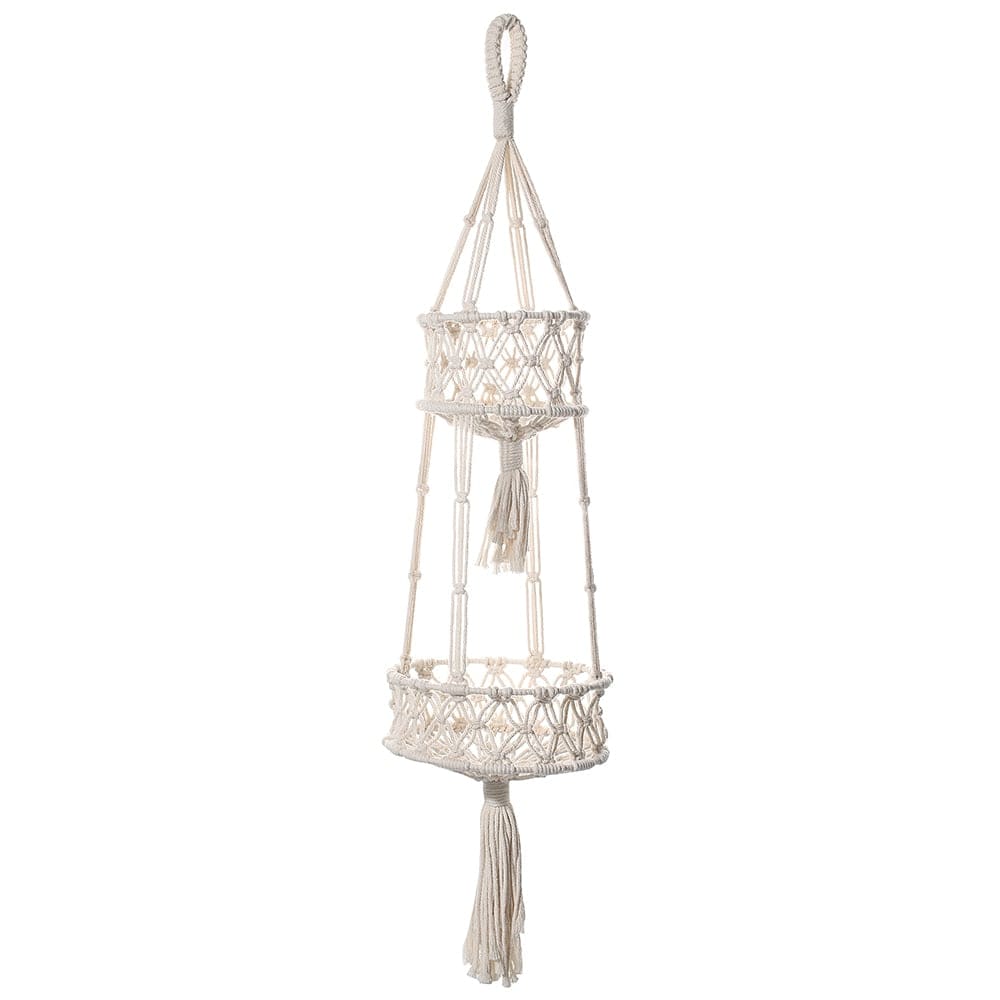 Hanging Macrame Storage Basket