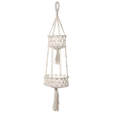 Hanging Macrame Storage Basket