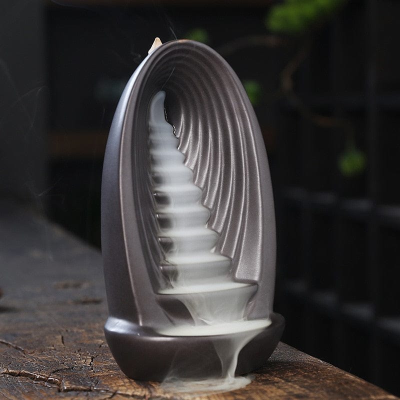 Cloudy Stairs Backflow Incense Burner