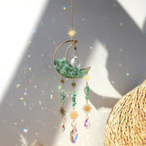 Moon Natural Crystal Suncatcher