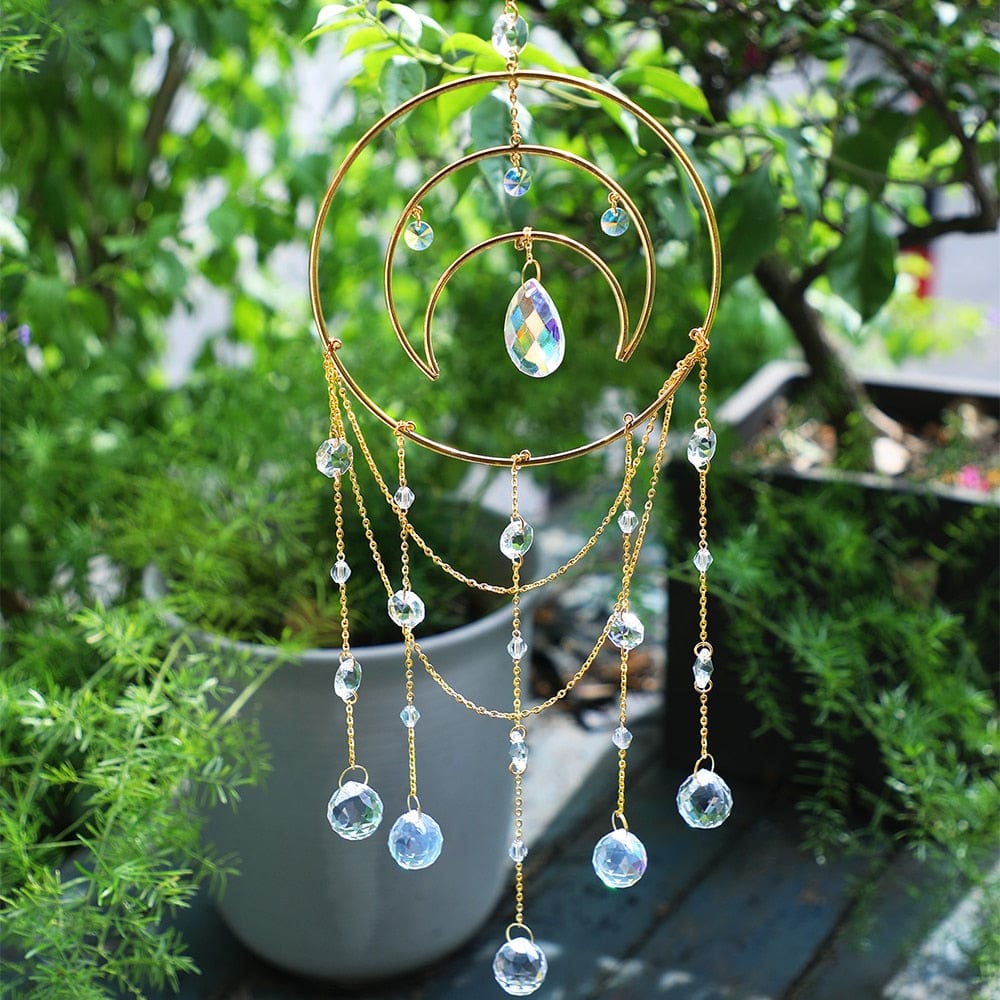 Moon Crystal Suncatcher Rainbow Maker