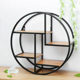 Iron Circular Wall Shelf