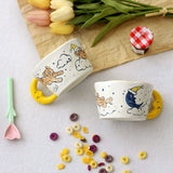 Hand Painted Moon Ceramic Mug