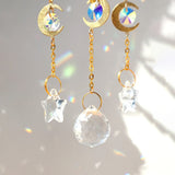 Moon Natural Crystal Suncatcher