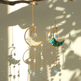 Moon Natural Crystal Suncatcher