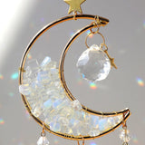 Moon Natural Crystal Suncatcher