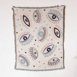 Mystic Evil Eye Throw Blanket