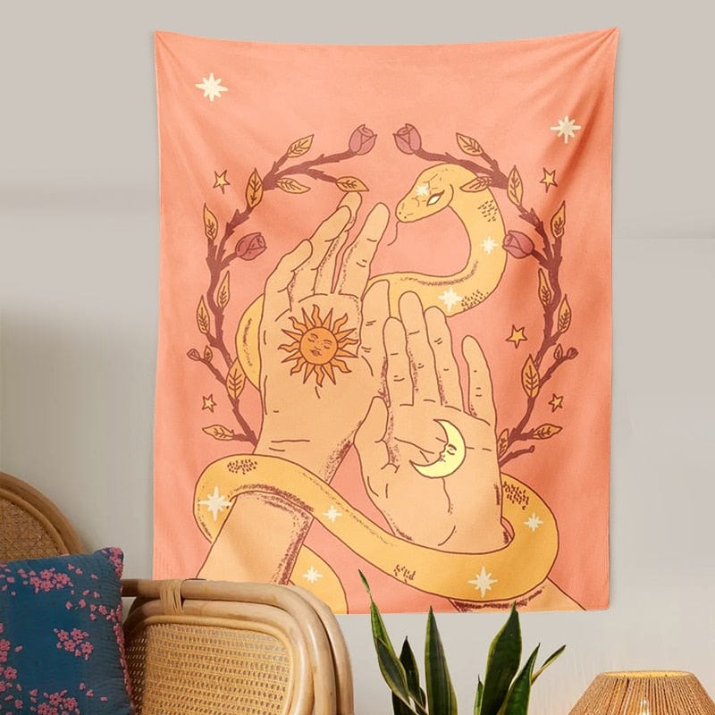 Mystic Serpent Tapestry