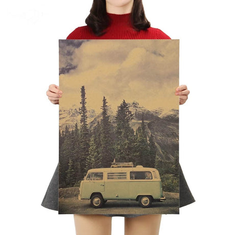Van Life Wall Poster - Posters, Prints, & Visual Artwork