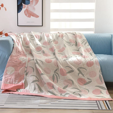 Peaches Bedspread Blanket