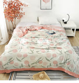 Peaches Bedspread Blanket