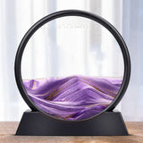 Moving Sand Glass Art