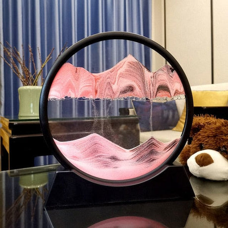 Moving Sand Glass Art