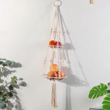 Hanging Macrame Storage Basket
