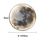 Wall Mounted Moon Lamp